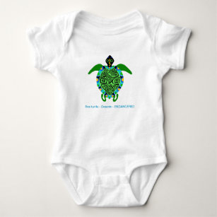 Cute Sea TURTLE -  T-Shirt Baby Bodysuit