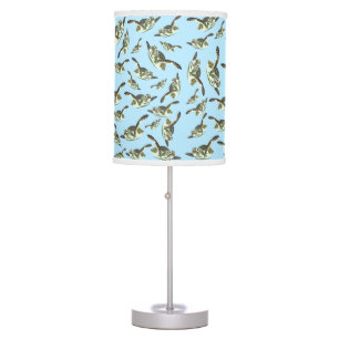 Cute Sea Turtles Pattern Table Lamp