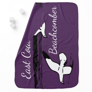 Cute Seagull Beach East Coast Beachcomber baby Swaddle Blanket Cute Seagull Beach East Coast Beachcomber baby Swaddle Blanket