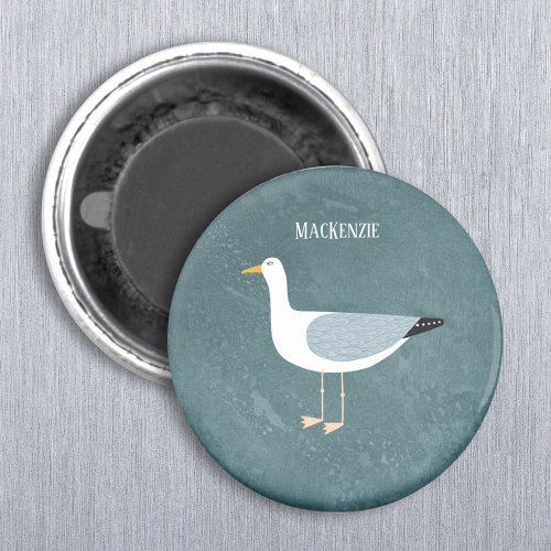 Cute Seagull Name Magnet