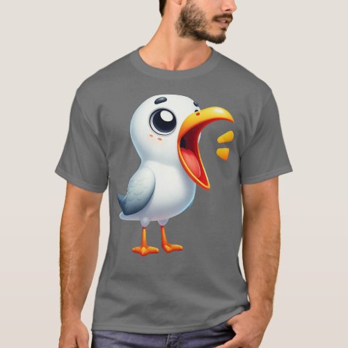 Cute Seagull T_Shirt