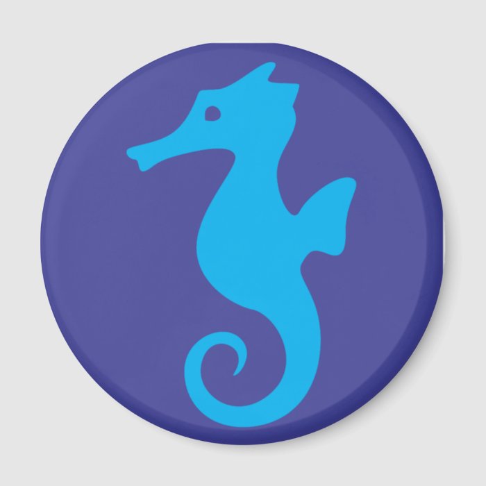 Cute Seahorse Icon Magnets