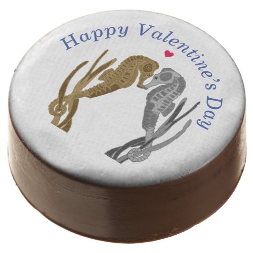 Cute Seahorse pair  Valentines  Chocolate Covered Oreo