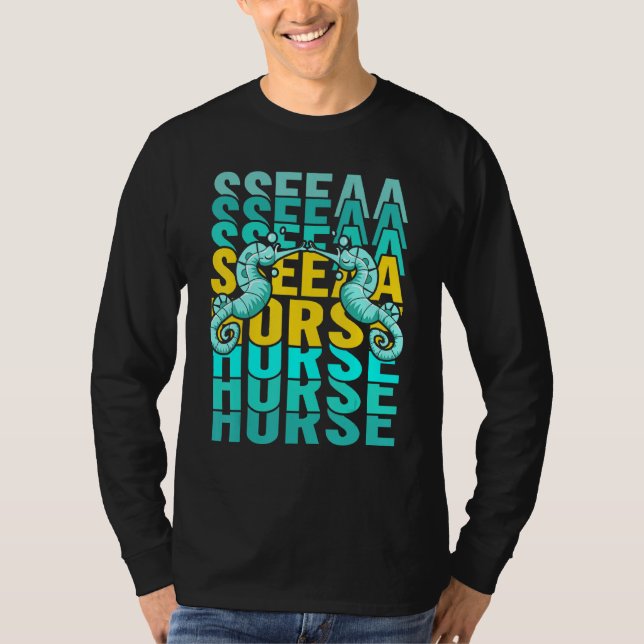 Cute Seahorse T-Shirt (Front)