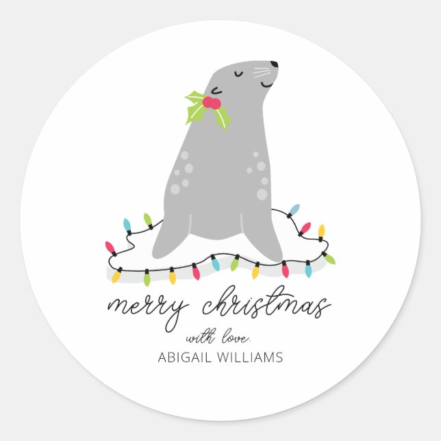 Cute Seal Christmas (Front)