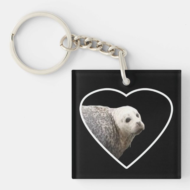 Cute Seal  Keychain (Front)
