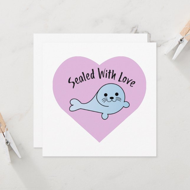 Cute Sealed with Love  (Front/Back In Situ)