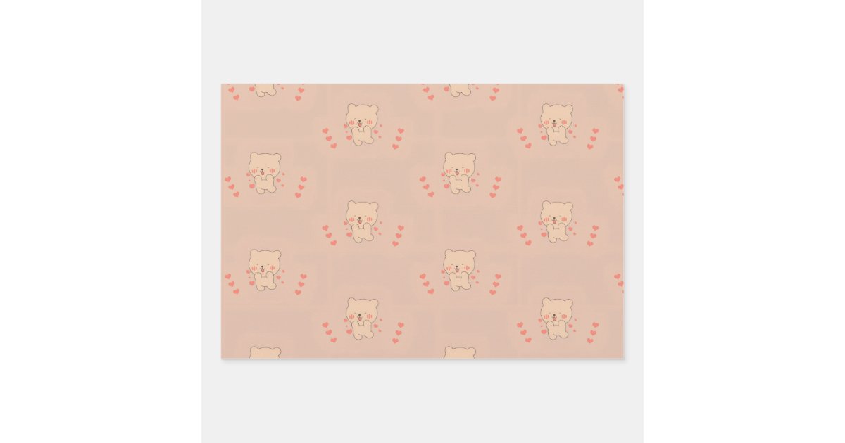 “Cute seamless pattern featuring adorable animals. Wrapping Paper ...