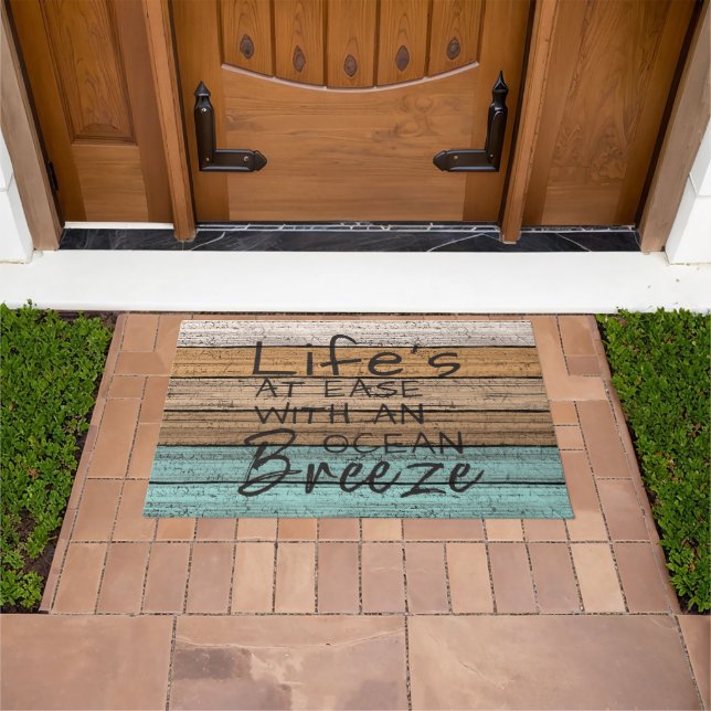 Cute Seaside Beachy Summer Quote Art Doormat (Outdoor)