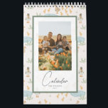 Cute Seasonal Animal Pattern Family Photo Calendar<br><div class="desc">This cute calendar features your photos with seasonal animal patterns,  such as a duck,  bunny,  cat,  whale, butterfly,  alligator,  elephant,  giraffe,  zebra,  fox,  bear and dog. Personalize it for your needs. You can find matching products at my store.</div>