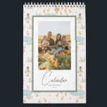 Cute Seasonal Animal Pattern Family Photo Calendar<br><div class="desc">This cute calendar features your photos with seasonal animal patterns,  such as a duck,  bunny,  cat,  whale, butterfly,  alligator,  elephant,  giraffe,  zebra,  fox,  bear and dog. Personalize it for your needs. You can find matching products at my store.</div>