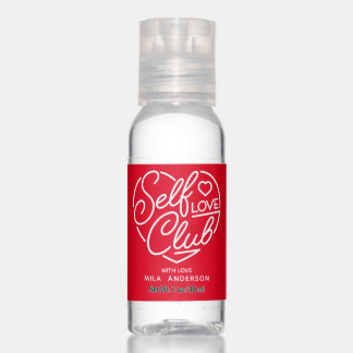Cute Self Love Club Heart Hand Sanitizer