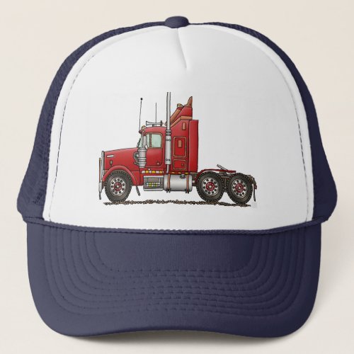 Cute Semi_Cab Trucker Hat