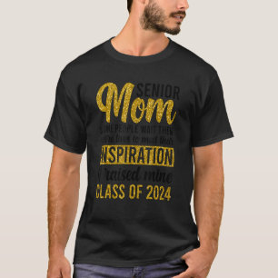 Cute Senior 2024 Mom Senior Mama 2024 Class Of 202 T-Shirt