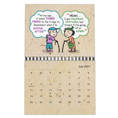 Cute Seniors Retirement Funny Old Age Jokes Quotes Calendar
