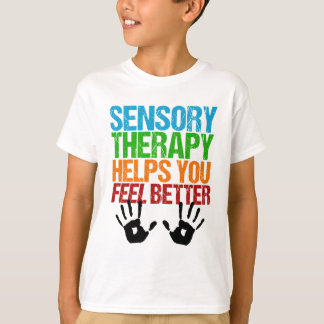 Cute Sensory Therapy SPD Autism Pun Kids T-Shirt