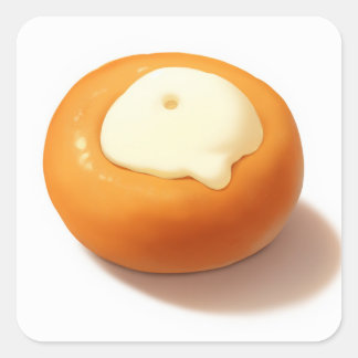 Cute Serene Design Square Sticker