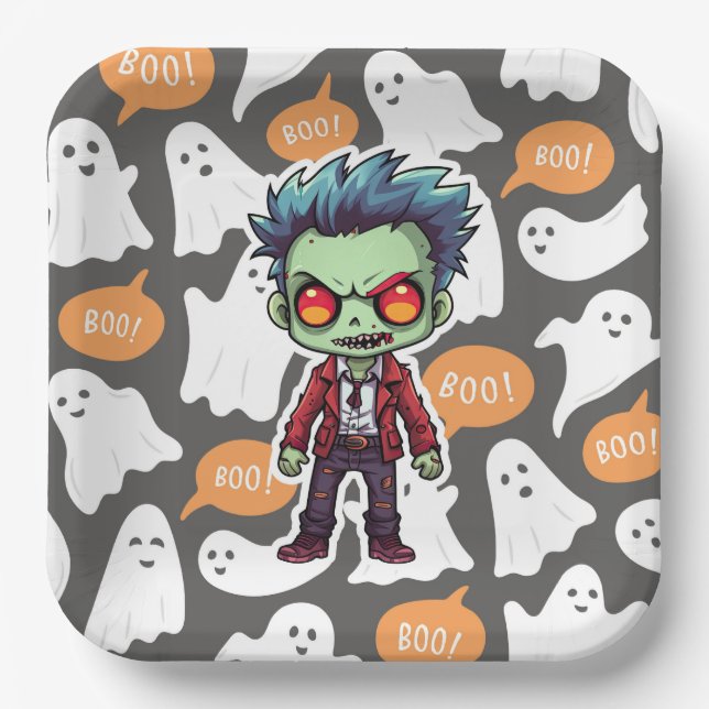 Cute Series 7-13 Paper Plates (Front)