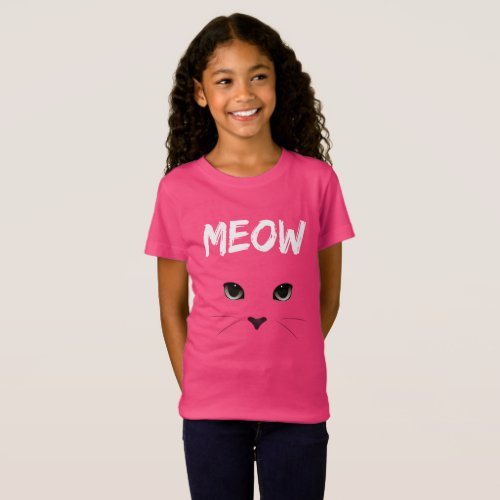 Cute Serious and Sharp_Tempered Meow Cats T_Shirt