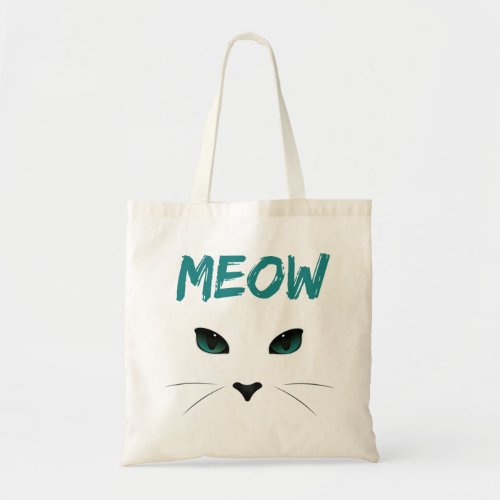Cute Serious and Sharp_Tempered Meow Cats  Tote Bag