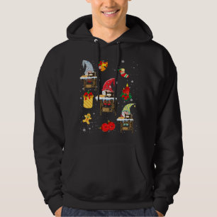 Cute Sewing Gnomes Funny Christmas Gnomes Sewing Q Hoodie
