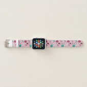 Cute Sewing Themed Pattern Apple Watch Band | Zazzle