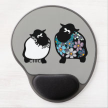 Cute Shabby Sheep mousemat
