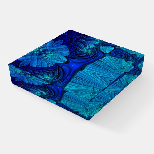 CUTE Shades of Blue UNUSUAL  Paperweight