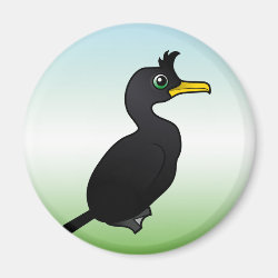 European Shag Round Magnet