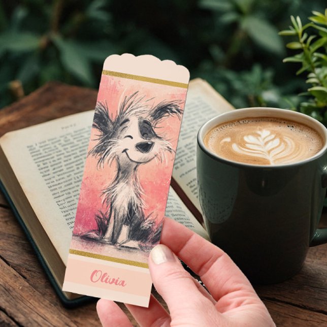 Cute Shaggy Dog Doodle Bookmark (Creator Uploaded)