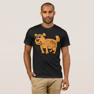 Cute Shaggy Dog Pet Animal Mens T-Shirt