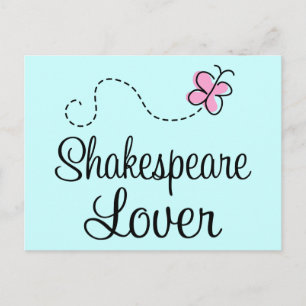 Cute Shakespeare Lover Postcard