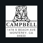 Cute Shar Pei Custom Dog Address Stamp<br><div class="desc">Introducing the Shar Pei Adorable Return Address Stamp! Are you tired of endlessly writing your return address over and over again? Say goodbye to hand cramps and hello to efficiency with our charming Dog Love Return Address Stamp! Don't miss out on this adorable and practical addition to your stationery collection!...</div>