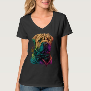 Cute Shar Pei Dog on Shar Pei 1 T-Shirt
