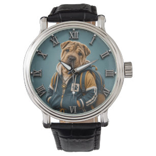 Cute Shar Pei Puppy Watch
