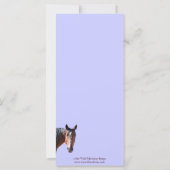 Cute Sharing is Fun Horse Western Bookmarks (Back)
