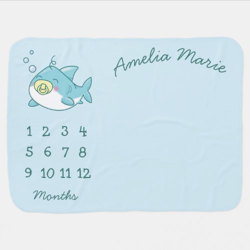 Cute Shark Baby Shower Kawaii