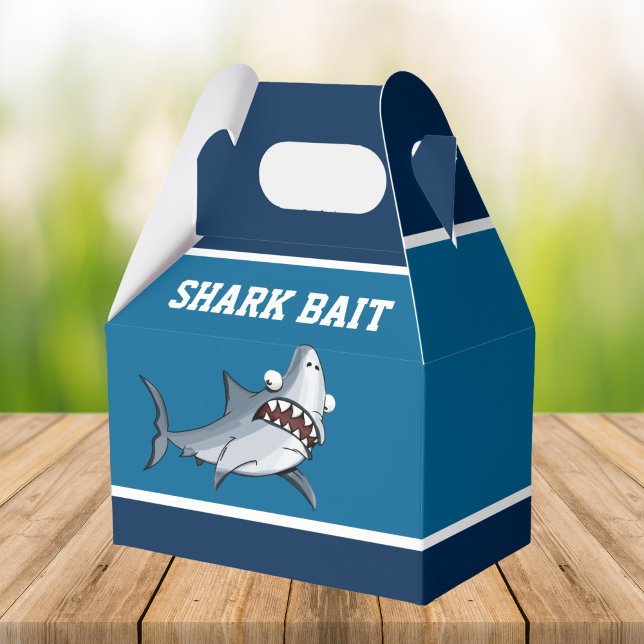 Cute Shark Bait Birthday Party Favor Boxes (Creator Uploaded)