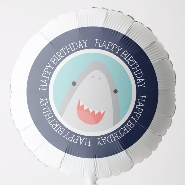 Cute Shark Balloon (Front)