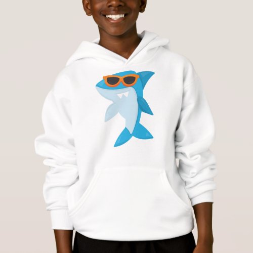 Cute Shark Cool Shark Shark With Sunglasses Hoodie