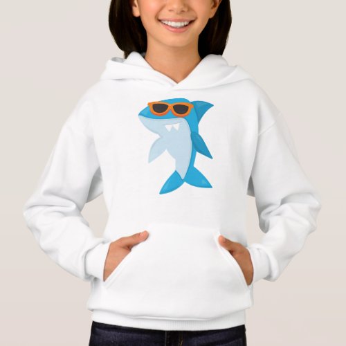 Cute Shark Cool Shark Shark With Sunglasses Hoodie