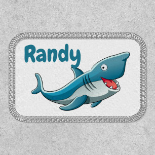 Cute Shark Custom Name Patch