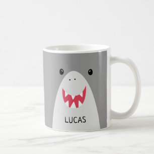 Cute Shark Face Coffee Mug