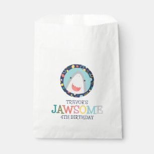 Cute Shark Favor Bag