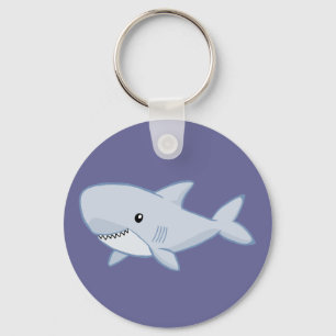 Cute Shark Keychain