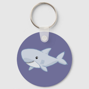 Cute Shark Keychain