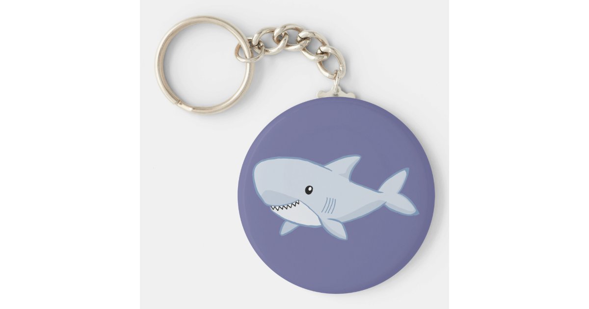 shark plush keychain