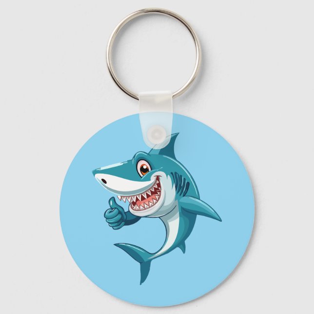Cute shark keychain (Front)