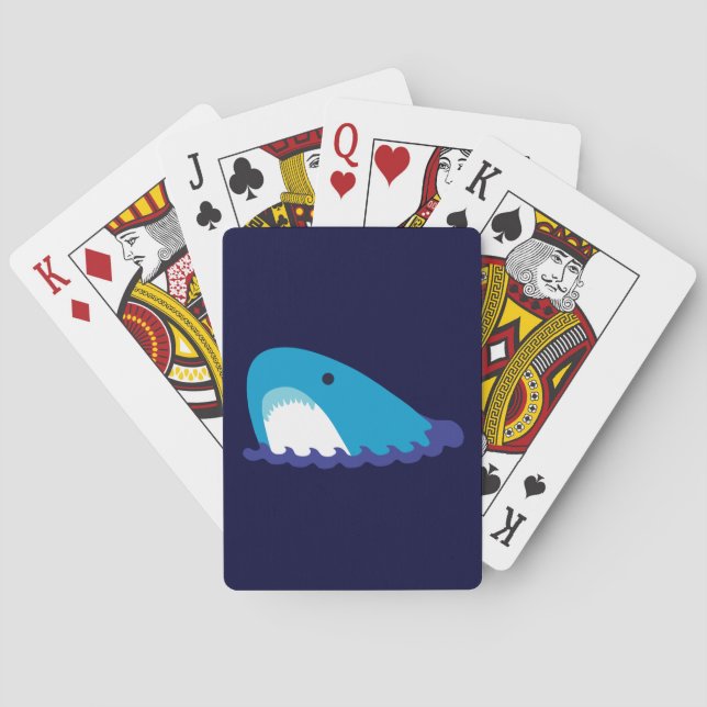 Cute Shark Poker Cards (Back)