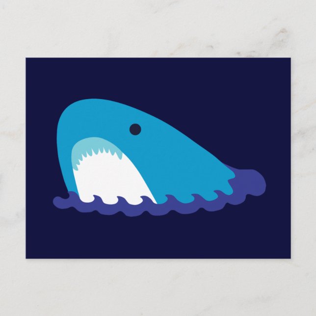 Cute Shark Postcard (Front)